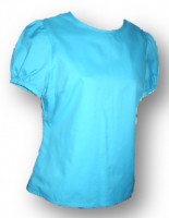 Ref. 01524 - Senhora - Blusa modelo AAS - manga em balão franzido